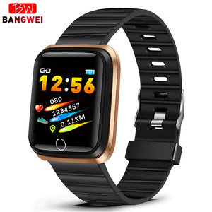 fashion SmartWatch Men women Heart Rate monitor Blood Pressure Tracker Fitness tracker Sport Waterproof Smart watch For iPhone