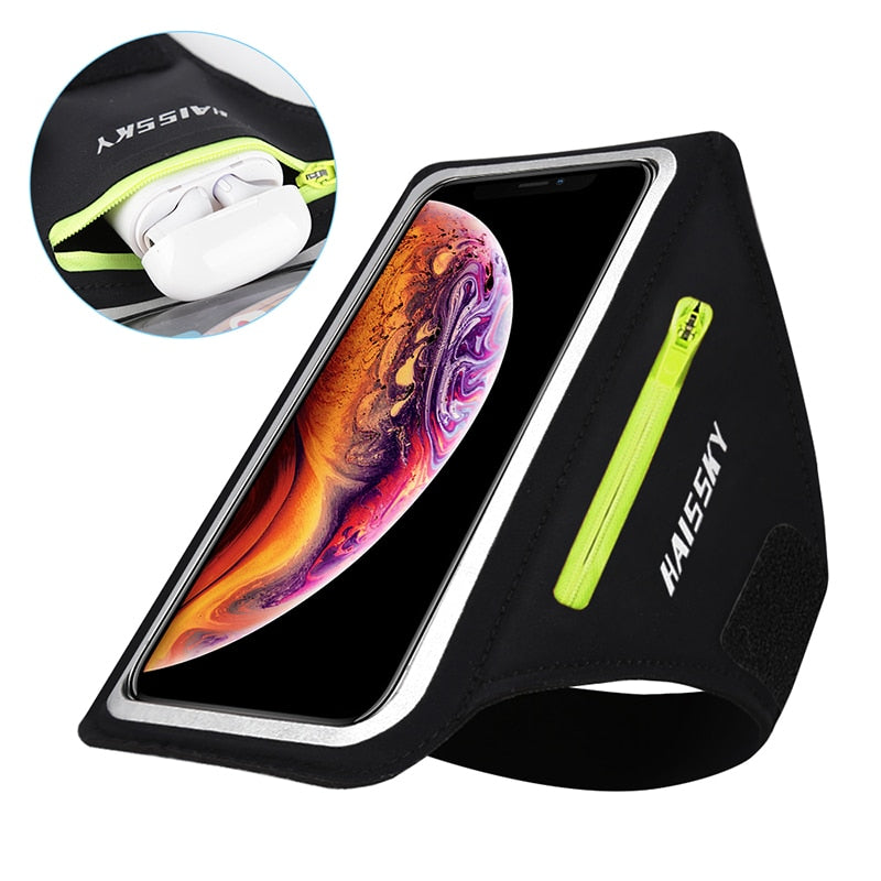 Running Sports Phone Case Arm band For iPhone 11 Pro Max X XR 6 7 8 Plus Samsung Note 10 S10 S9 P30 GYM Armbands For Airpods Bag