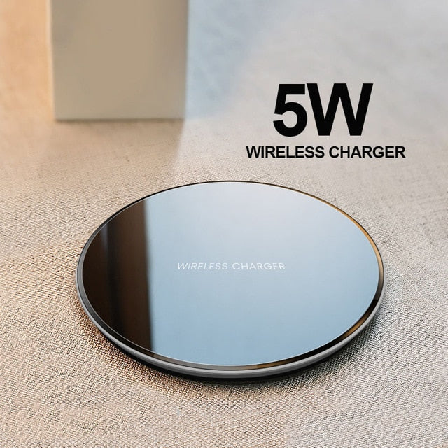 iONCT 15W Fast Wireless Charger for iPhone X XS 11pro Visible USB Qi Charging pad for Samsung S8 S9 Note 9 Phone wirless charger