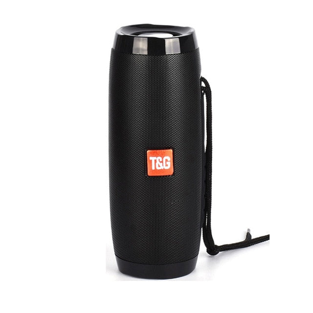Portable Speaker Bluetooth Column Wireless Bluetooth Speaker Powerful High BoomBox Outdoor Bass HIFI TF FM Radio with LED Light