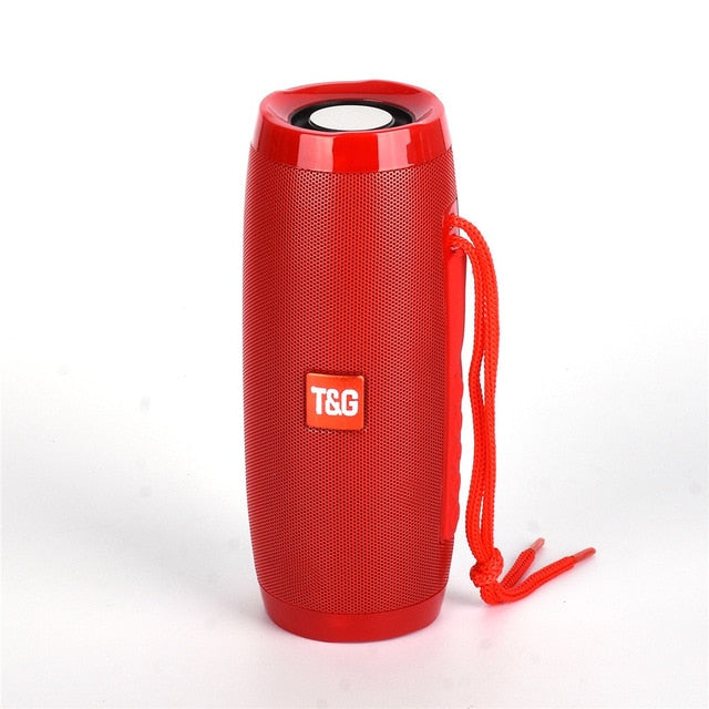 Portable Speaker Bluetooth Column Wireless Bluetooth Speaker Powerful High BoomBox Outdoor Bass HIFI TF FM Radio with LED Light