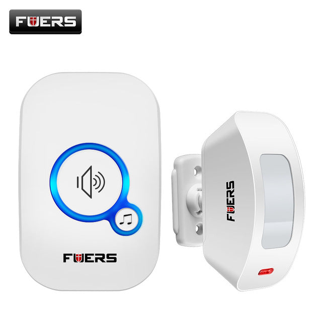 Fuers Wireless Doorbell Welcome bell Home Chime Door bell Alarm 32 Songs Smart Doorbell EU Plug doorbell ring Waterproof Button