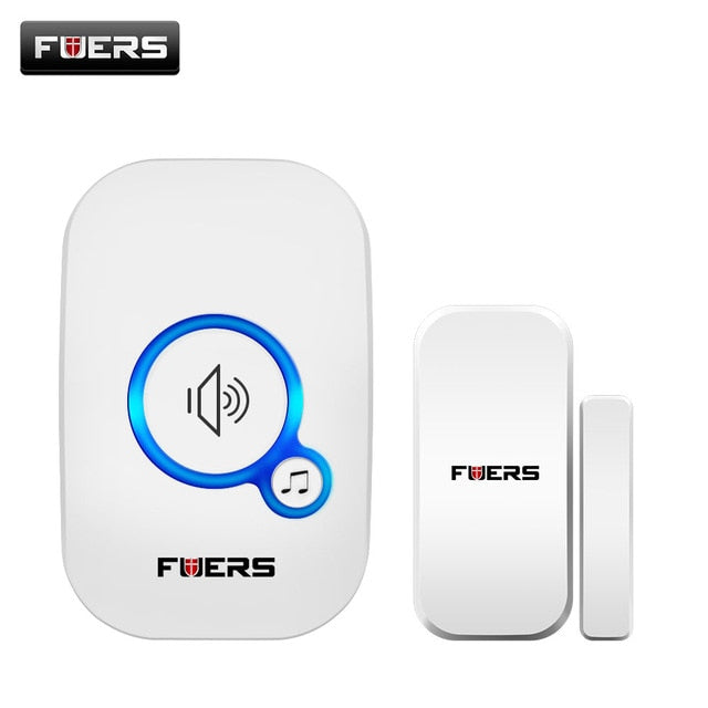 Fuers Wireless Doorbell Welcome bell Home Chime Door bell Alarm 32 Songs Smart Doorbell EU Plug doorbell ring Waterproof Button