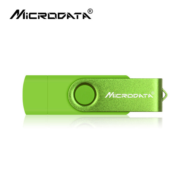 Rotatable smart OTG usb flash drive 64G 32G 16G 8G 4G pen drive Thumb drives memory stick android otg usb key free shipping