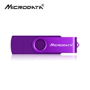 Rotatable smart OTG usb flash drive 64G 32G 16G 8G 4G pen drive Thumb drives memory stick android otg usb key free shipping