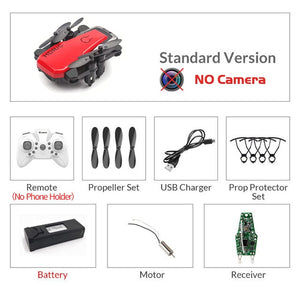 Foldable Mini Drone With RC Quadrocopter With Camera HD Quad-Counter With High Hold RC Helicopter VS E61 HS210 LF606 S9HW E016H