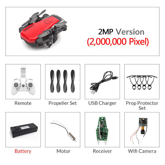 Foldable Mini Drone With RC Quadrocopter With Camera HD Quad-Counter With High Hold RC Helicopter VS E61 HS210 LF606 S9HW E016H