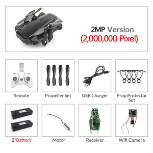 Foldable Mini Drone With RC Quadrocopter With Camera HD Quad-Counter With High Hold RC Helicopter VS E61 HS210 LF606 S9HW E016H