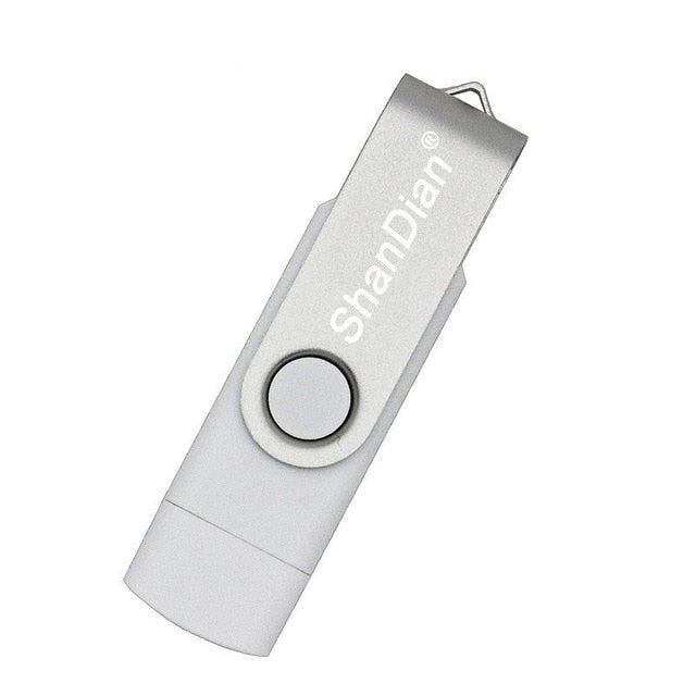 SHANDIAN USB flash drive OTG high Speed drive 64 GB 32 GB 16 GB 8 GB 4GB external storage double Application Micro USB Stick