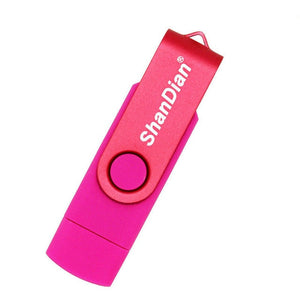 SHANDIAN USB flash drive OTG high Speed drive 64 GB 32 GB 16 GB 8 GB 4GB external storage double Application Micro USB Stick