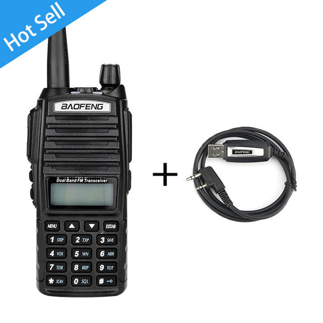 Walkie Talkie BaoFeng UV-82 Dual-Band 136-174/400-520 MHz FM Ham Two Way Radio, Transceiver, Walkie Talkie