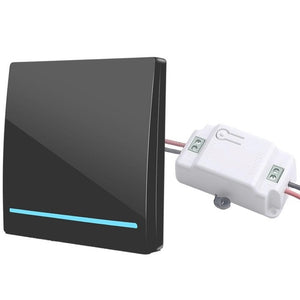 SMATRUL 1/2/3 gang 433Mhz smart push Wireless Switch Light RF Remote Control 110V 220V Receiver Wall Panel button Ceiling Lamp