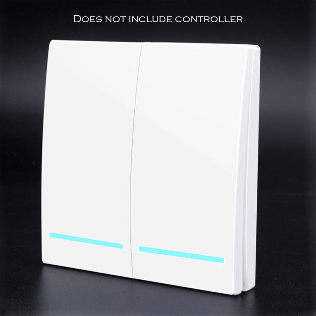 SMATRUL 1/2/3 gang 433Mhz smart push Wireless Switch Light RF Remote Control 110V 220V Receiver Wall Panel button Ceiling Lamp