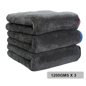 Car Wash 1200GSM Car Detailing Microfiber Towel Car Cleaning Drying Cloth Thick Car Washing Rag for Cars Kitchen Car Care Cloth