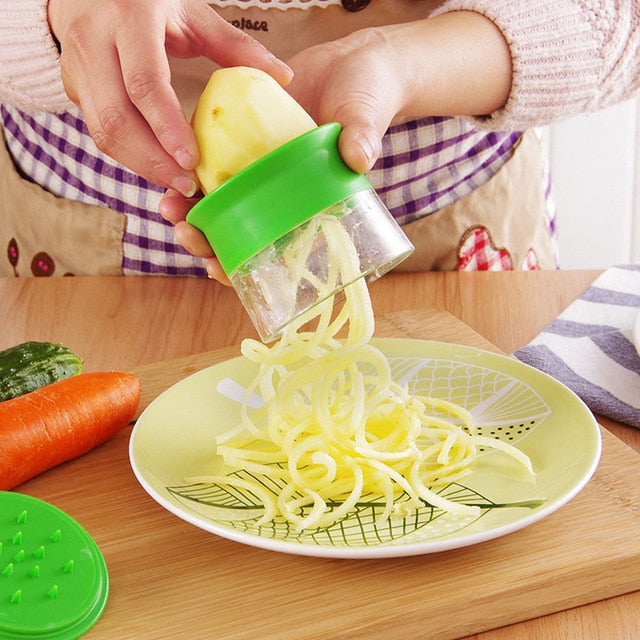 3 In1 Multifunctional Round Mandoline Slicer Manual Vegetable Cutter grater Vegetable Spiralizer Potato Slicer Kitchen Gadgets