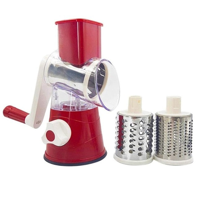 3 In1 Multifunctional Round Mandoline Slicer Manual Vegetable Cutter grater Vegetable Spiralizer Potato Slicer Kitchen Gadgets