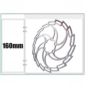 VXM Super-light 160mm/180mm DH MTB Road Bike Brake Rotors 180mm Down Hill Bicycle Brake Six Nail Disc Cycling Pads Bicycle Parts