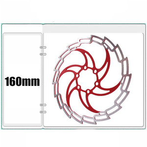 VXM Super-light 160mm/180mm DH MTB Road Bike Brake Rotors 180mm Down Hill Bicycle Brake Six Nail Disc Cycling Pads Bicycle Parts