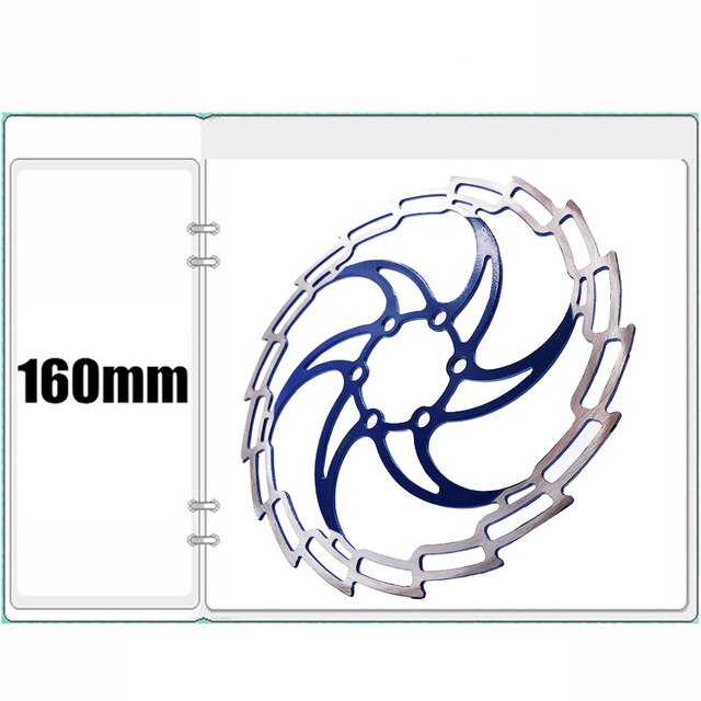 VXM Super-light 160mm/180mm DH MTB Road Bike Brake Rotors 180mm Down Hill Bicycle Brake Six Nail Disc Cycling Pads Bicycle Parts