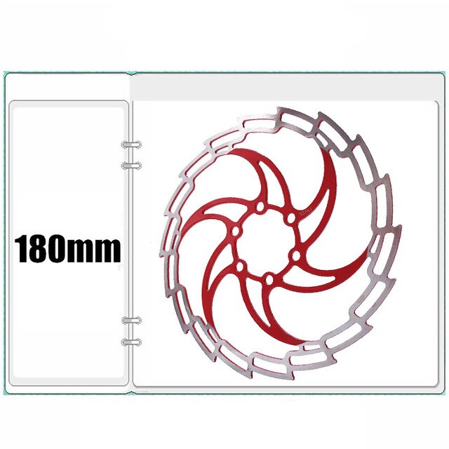 VXM Super-light 160mm/180mm DH MTB Road Bike Brake Rotors 180mm Down Hill Bicycle Brake Six Nail Disc Cycling Pads Bicycle Parts