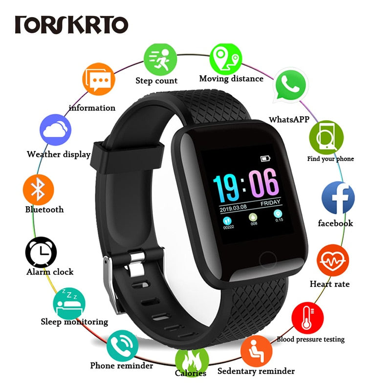 D13 Smart Watches 116 Plus Heart Rate Watch Smart Wristband Sports Watches Smart Band women Waterproof Smartwatch Android