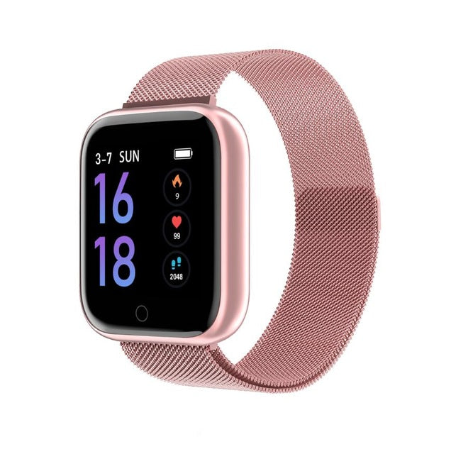 2019 New Women Waterproof Smart Watch T80 Bluetooth Smartwatch For Apple IPhone Xiaomi Heart Rate Monitor Fitness Tracker