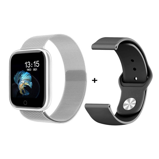 2019 New Women Waterproof Smart Watch T80 Bluetooth Smartwatch For Apple IPhone Xiaomi Heart Rate Monitor Fitness Tracker