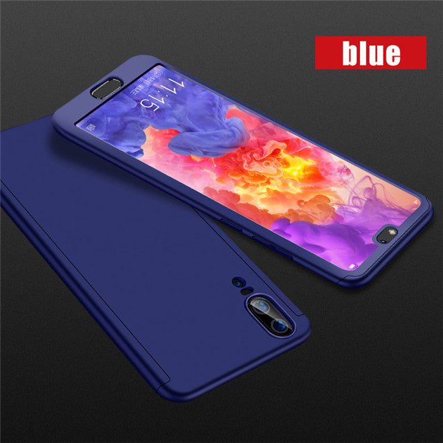 Luxury 360 Full Cover Glass Case For Huawei P30 P20 Mate20 Lite P Smart Y7 Y6 PRO Y9 2019 Nova 3 3i 3E P10 P9 Protective Cover