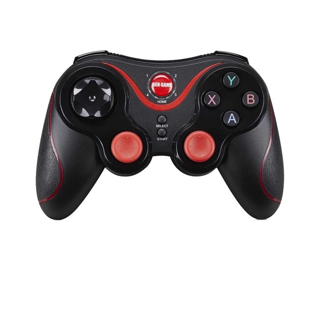 Venta al por mayor Terios T3 X3 Joystick inalámbrico Gamepad controlador de juego bluetooth BT3.0 Joystick para teléfono móvil Tablet TV Box Holder