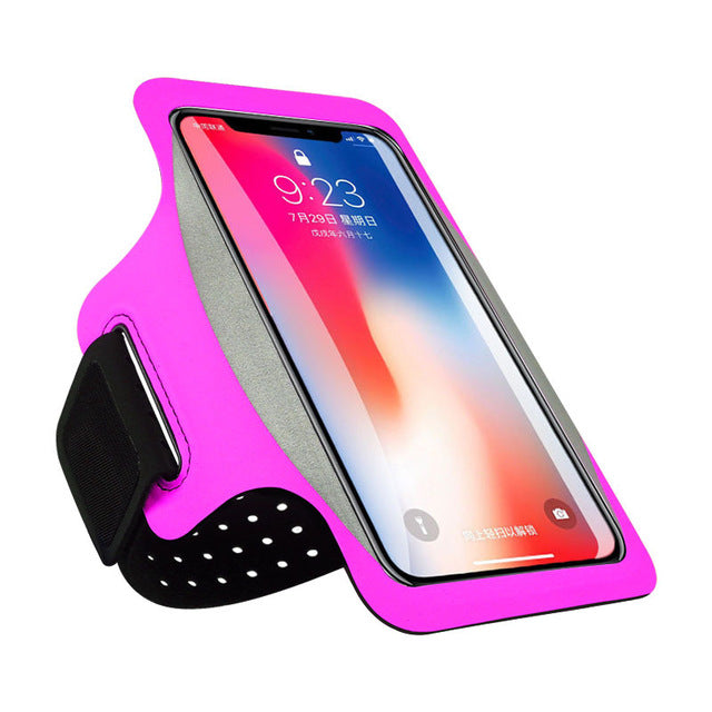 Haissky Running Sport Telefoon Case Op Hand Armband Voor Samsung S10 S9 S8 Iphone X Xs Xr 6 7 8 plus Telefoon Houder Brassard Arm Band