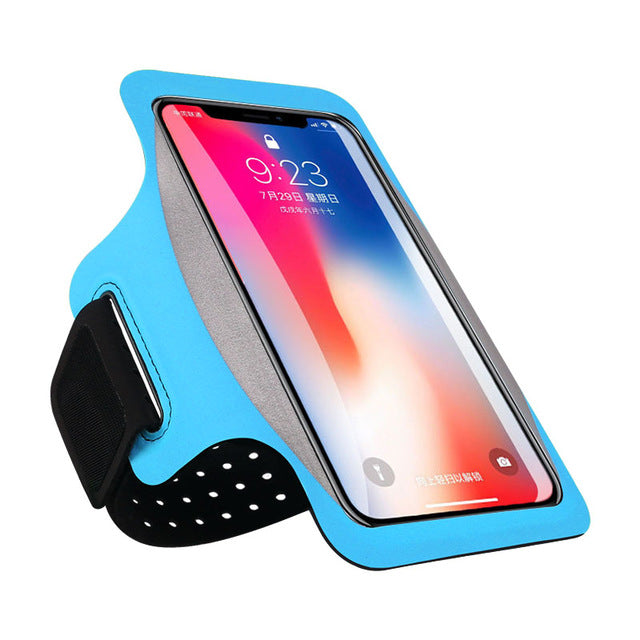 Haissky Running Sport Telefoon Case Op Hand Armband Voor Samsung S10 S9 S8 Iphone X Xs Xr 6 7 8 plus Telefoon Houder Brassard Arm Band