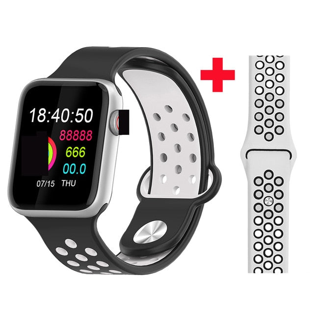 2019 Hot Smart Watch 1.4" Full Touch Screen Men Women Heart Rate Blood Pressure Monitor Smartwatch 5 for Android Apple IOS Phone