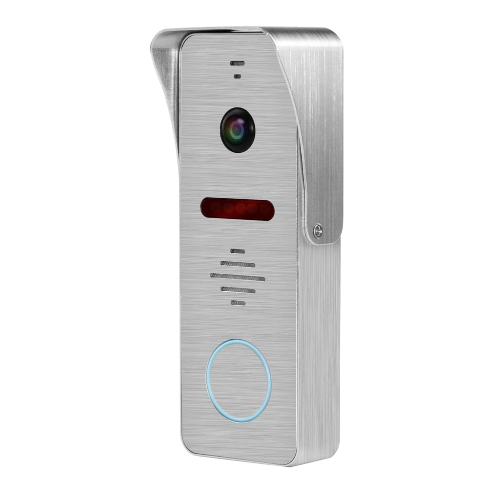 HomeFong Wired Doorbell Call Panel 130 Degree Angle 1200TVL Aluminium Alloy IR Night Vision Door Phone Camera for Video Intercom