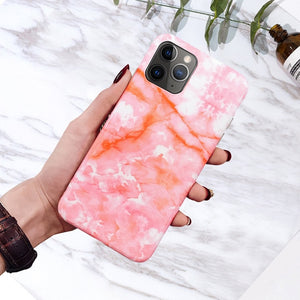 Moskado Phone Case For iPhone 6 6s 7 8 Plus Luxury Glossy Granite Stone Marble Texture Cover For iPhone 11 Pro X XS Max XR Shell