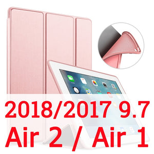 Para iPad Air 2 1 Ar Caso 2018 9.7 10.2 2019 Funda Estojo para iPad 6th 7th geração Caso para iPad 2 3 4 Mini 1 2 3 4 5
