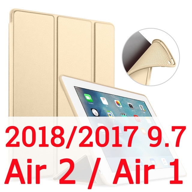 Para iPad Air 2 1 Ar Caso 2018 9.7 10.2 2019 Funda Estojo para iPad 6th 7th geração Caso para iPad 2 3 4 Mini 1 2 3 4 5