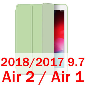 Para iPad Air 2 1 Ar Caso 2018 9.7 10.2 2019 Funda Estojo para iPad 6th 7th geração Caso para iPad 2 3 4 Mini 1 2 3 4 5