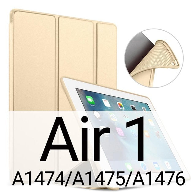 Para iPad Air 2 1 Ar Caso 2018 9.7 10.2 2019 Funda Estojo para iPad 6th 7th geração Caso para iPad 2 3 4 Mini 1 2 3 4 5