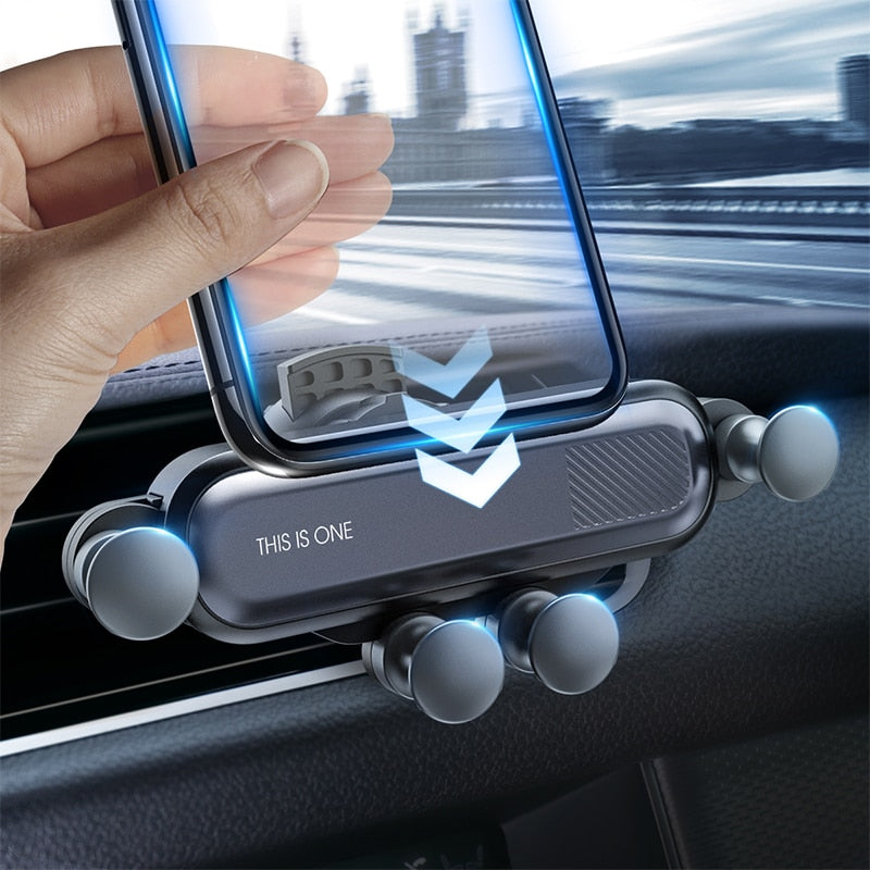 GETIHU Gravity Car Phone Holder Air Vent Clip Mount No Magnetic Mobile Phone Support in Car Stand For iPhone 11 Pro X XR Xiaomi