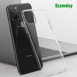 Luxury Clear Soft TPU Case For iPhone 11 Pro Max 7 8 6 6s Plus 7Plus 8Plus X XS MAX XR Transparent Phone Case For 5 5s SE 6sPlus