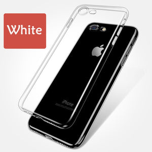 Luxury Clear Soft TPU Case For iPhone 11 Pro Max 7 8 6 6s Plus 7Plus 8Plus X XS MAX XR Transparent Phone Case For 5 5s SE 6sPlus