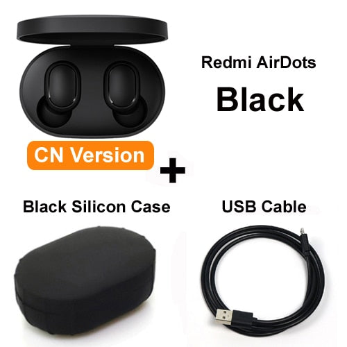 Original Xiaomi Redmi Airdots TWS Headphones Xiaomi Wireless earphone Voice control Bluetooth 5.0 Noise reduction Tap Control