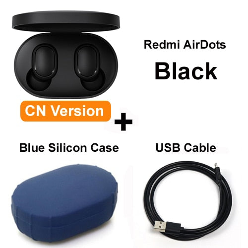 Original Xiaomi Redmi Airdots TWS Headphones Xiaomi Wireless earphone Voice control Bluetooth 5.0 Noise reduction Tap Control