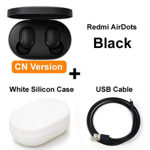 Original Xiaomi Redmi Airdots TWS Headphones Xiaomi Wireless earphone Voice control Bluetooth 5.0 Noise reduction Tap Control