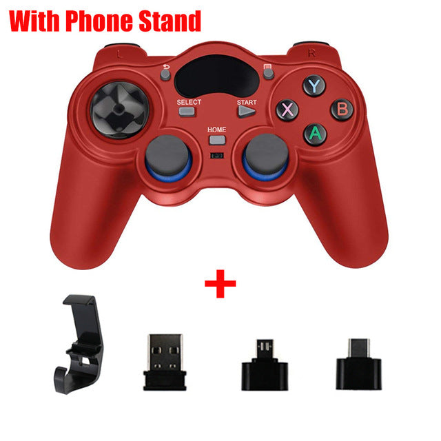 2.4 G Controller Gamepad Android Wireless Joystick Joypad with OTG Converter For PS3/Smart Phone For Tablet PC Smart TV Box