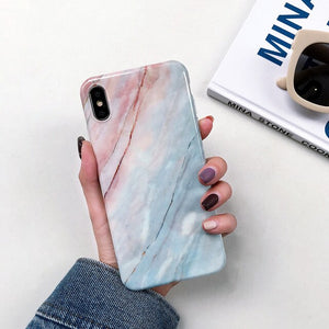 Marbre X étuis pour iphone X XS Max étui souple coque arrière en TPU pour iphone XS XR iphone 8 7 6 6S Plus housse de téléphone