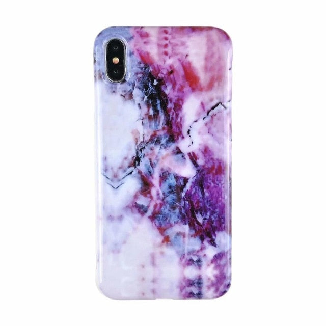 Marbre X étuis pour iphone X XS Max étui souple coque arrière en TPU pour iphone XS XR iphone 8 7 6 6S Plus housse de téléphone