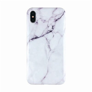 Marbre X étuis pour iphone X XS Max étui souple coque arrière en TPU pour iphone XS XR iphone 8 7 6 6S Plus housse de téléphone