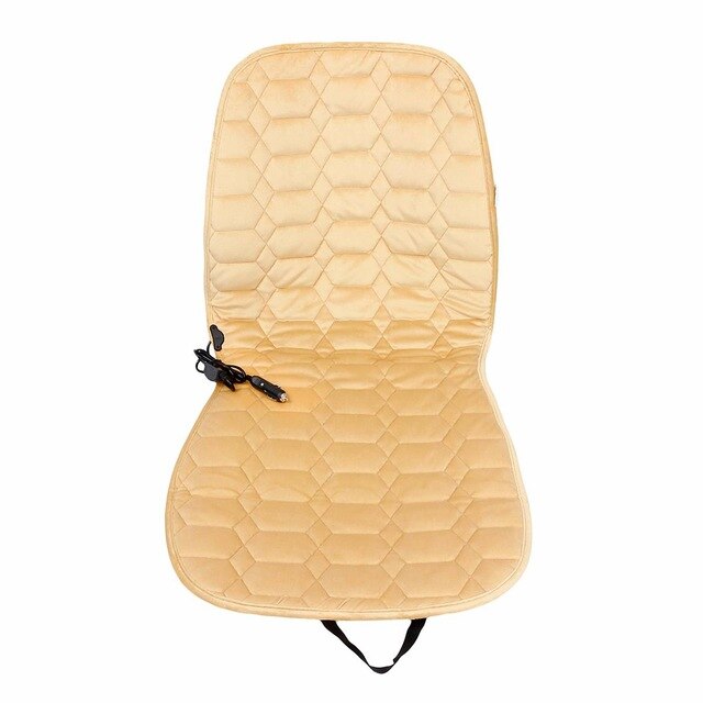 12V 3Color Plush Car Heated Seat Covers Cushion Seat Warmer Winter Household Cover Electric Heating Mat universal heating Heater